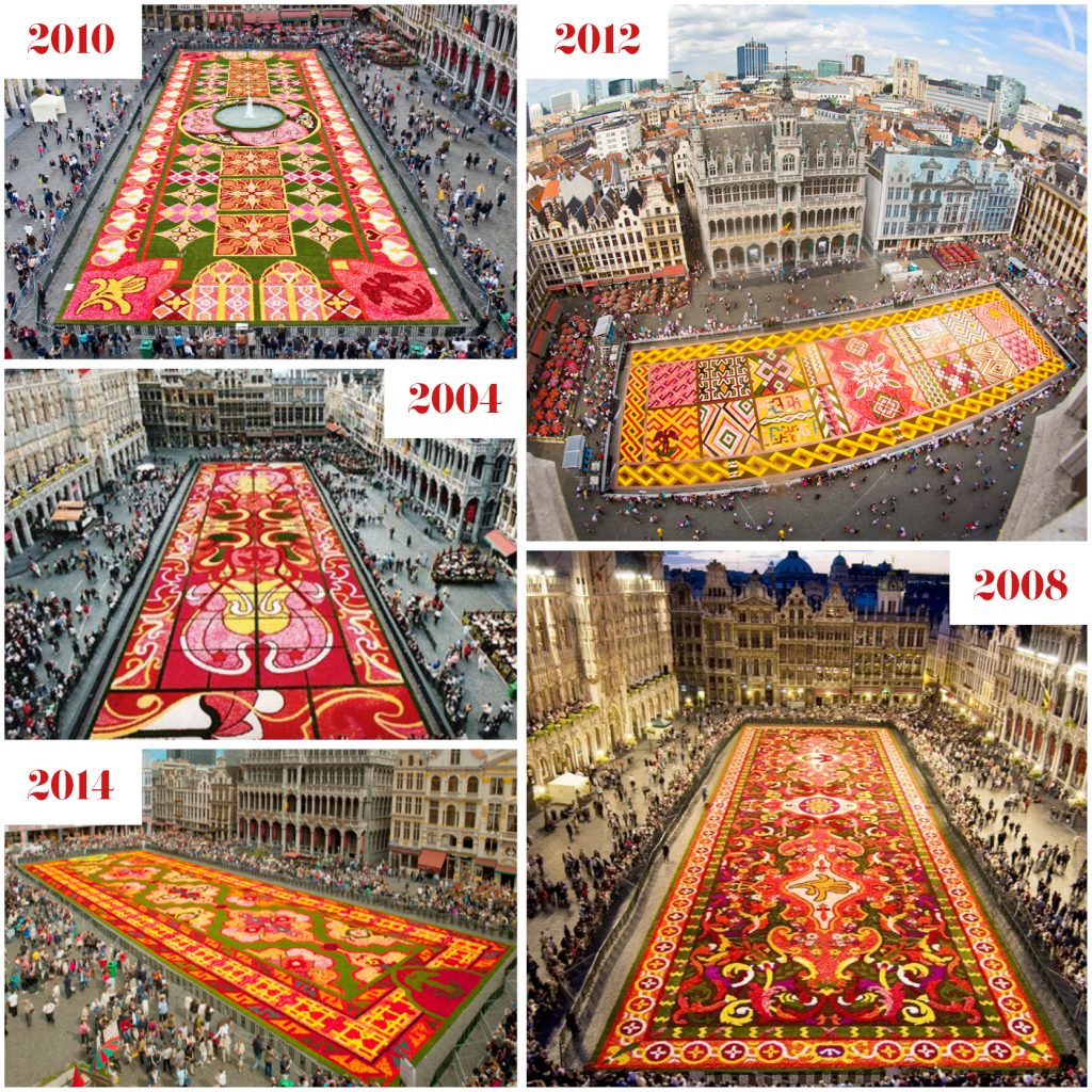 Flower carpet Brussels