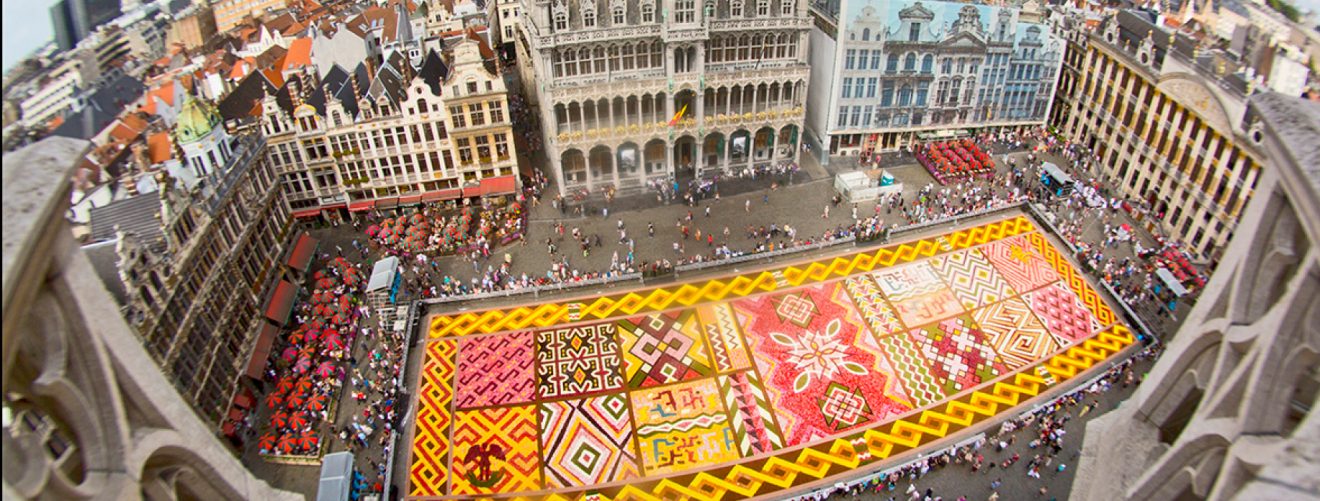 Flower carpet Brussels