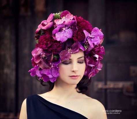 Vanda Orchid flower hat