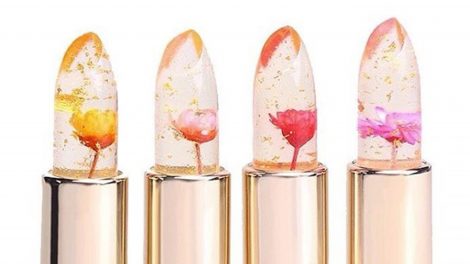 The newest beauty gadget: flower lipsticks with a magical feature