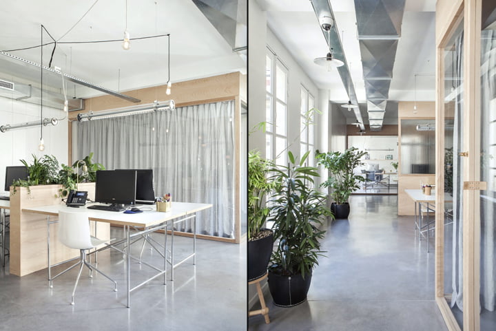 Green at marie sixtines headquarter in Paris