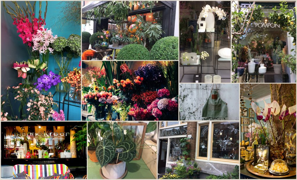 Florist tour Amsterdam at Pompon, Menno Kroon, Wildernis and Ivy