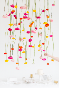 Hanging flowers by sugarandcloth