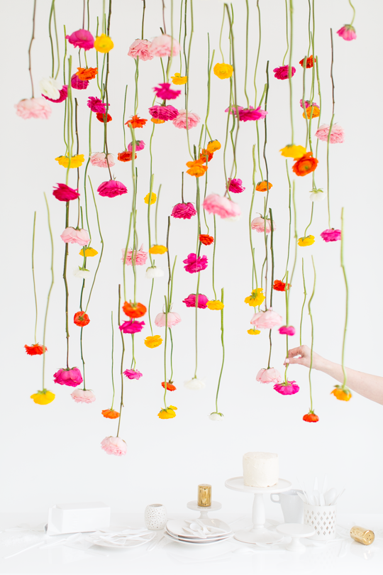 Raining flowers above your dining table - Bloomifique