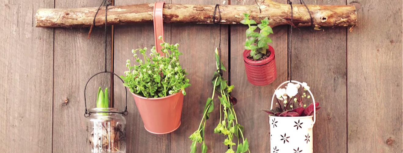 wall decoration for flowerpots