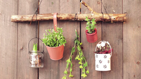 wall decoration for flowerpots